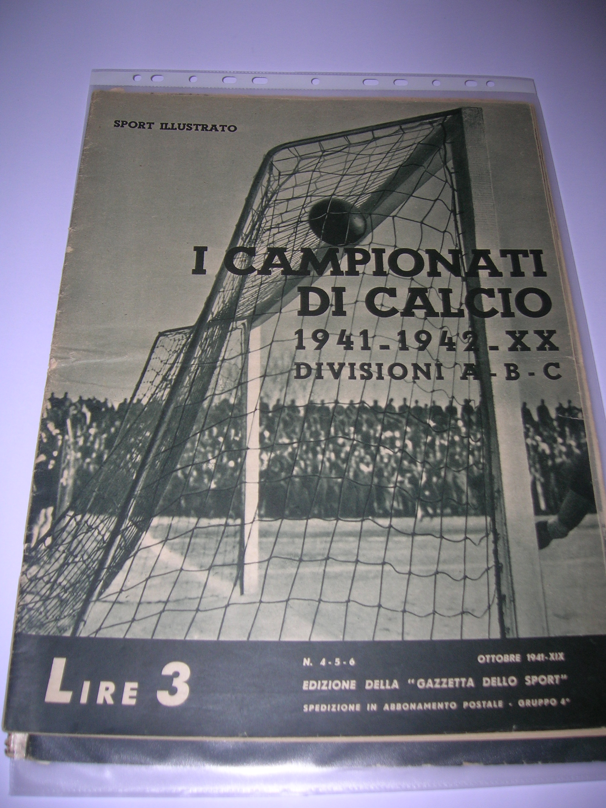 Sport Illustrato 1941-42 i campionati di calcio